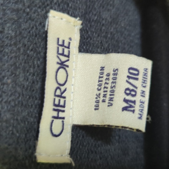 3 for $10 bundle sale! Cherokee Gray V-Neck Sweater 100% Cotton Boys Size M 8/10 - Picture 2 of 3